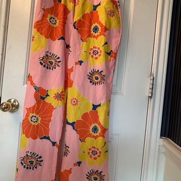 70s style floral bell bottoms - Picture 2 of 4